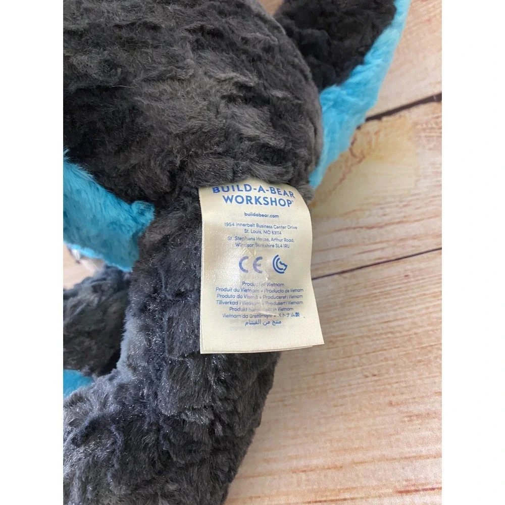 Build-A-Bear BAB Blue & Silver 17